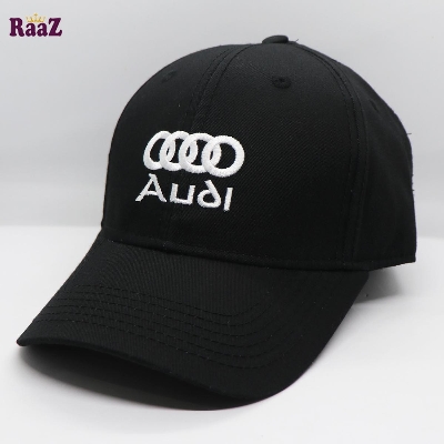 Picture of Audi Embroidery Logo Premium Cotton Curved Visor Cap
