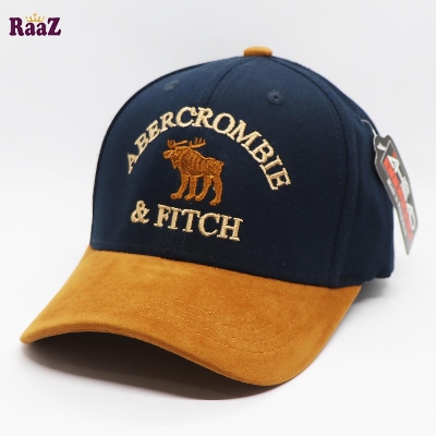 Picture of Navy Blue ABERCROMBIE 100% Export Velvet Cotton Baseball Cap For Women