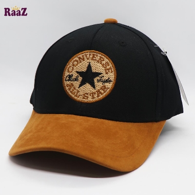 Picture of CONVERSE - ALL STAR Black and Brown100% Export Velvet Cotton Baseball Cap For Women