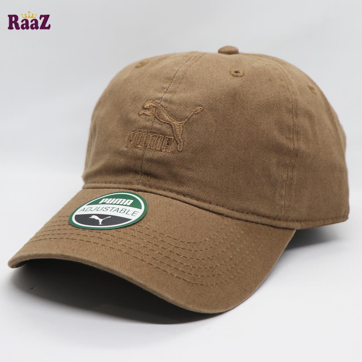 Picture of Brown Premium Quality Export Fine Cotton Embroidery Logo Curved Visor Baseball Cap For Men