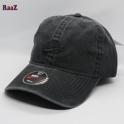 Picture of Grey Wash Premium Quality Export Fine Cotton Embroidery Logo Curved Visor Baseball Cap For Men