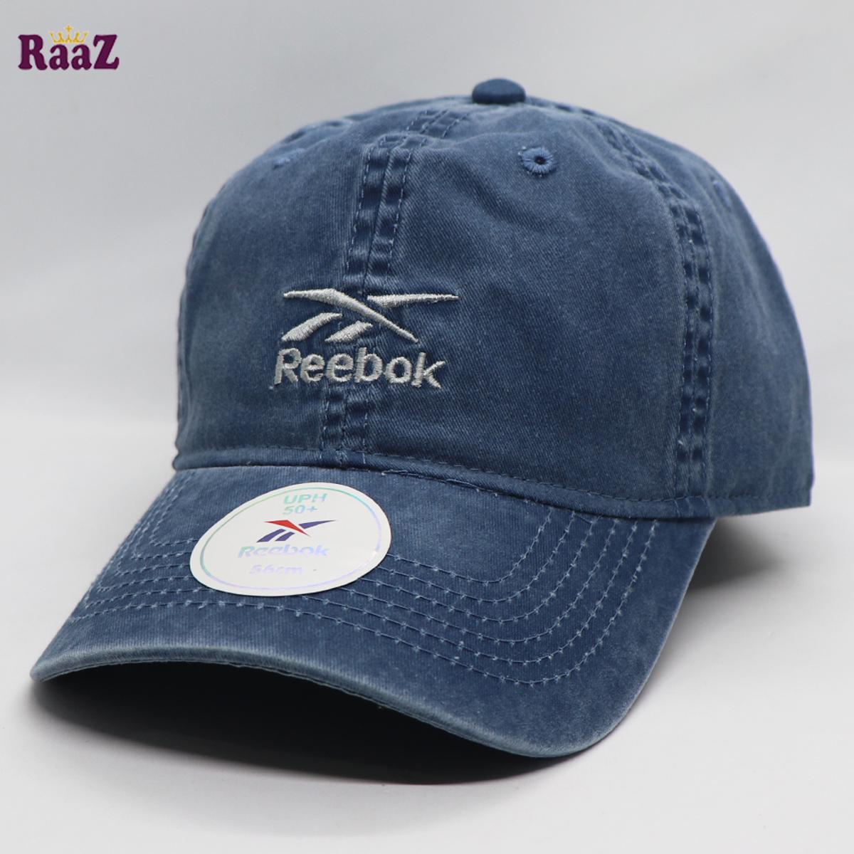 Picture of Navy Blue Wash Wash Premium Quality Export Fine Cotton Embroidery Logo Curved Visor Baseball Cap For Men