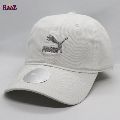 Picture of White Wash Premium Quality Export Fine Cotton Embroidery Logo Curved Visor Baseball Cap For Men