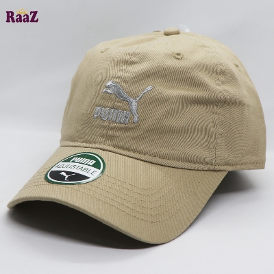 Picture of Off White Premium Quality Export Fine Cotton Embroidery Logo Curved Visor Baseball Cap For Men