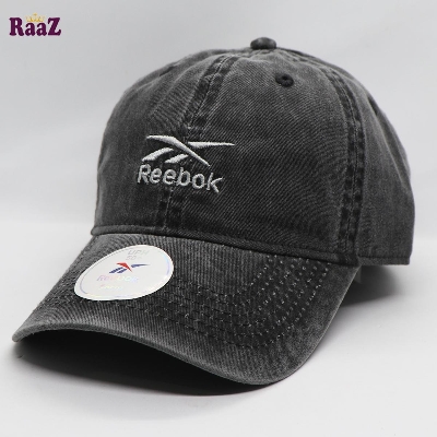 Picture of Grey Wash Wash Premium Quality Export Fine Cotton Embroidery Logo Curved Visor Baseball Cap For Men