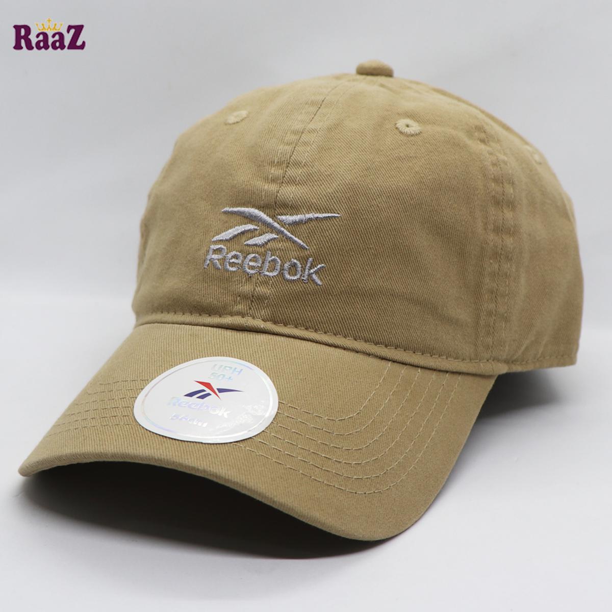 Picture of Light Brown Wash Wash Premium Quality Export Fine Cotton Embroidery Logo Curved Visor Baseball Cap For Men