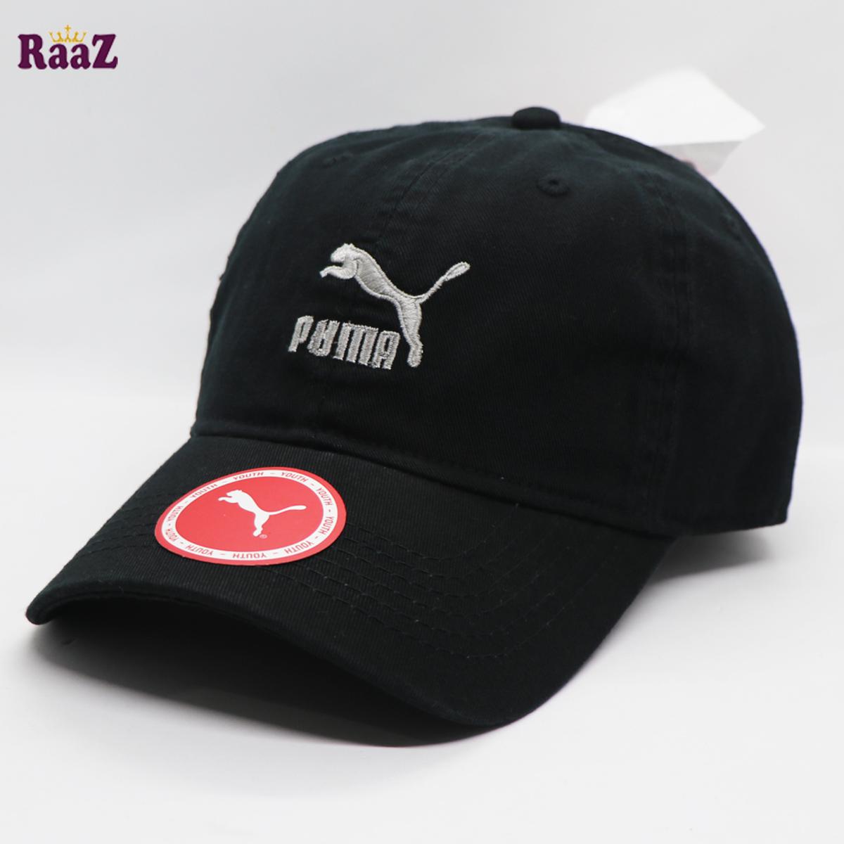 Picture of Black Premium Quality Export Fine Cotton Embroidery Logo Curved Visor Baseball Cap For Men