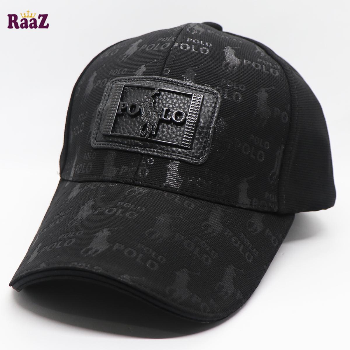 Picture of Black Imported High Quality Baseball Cap For Men