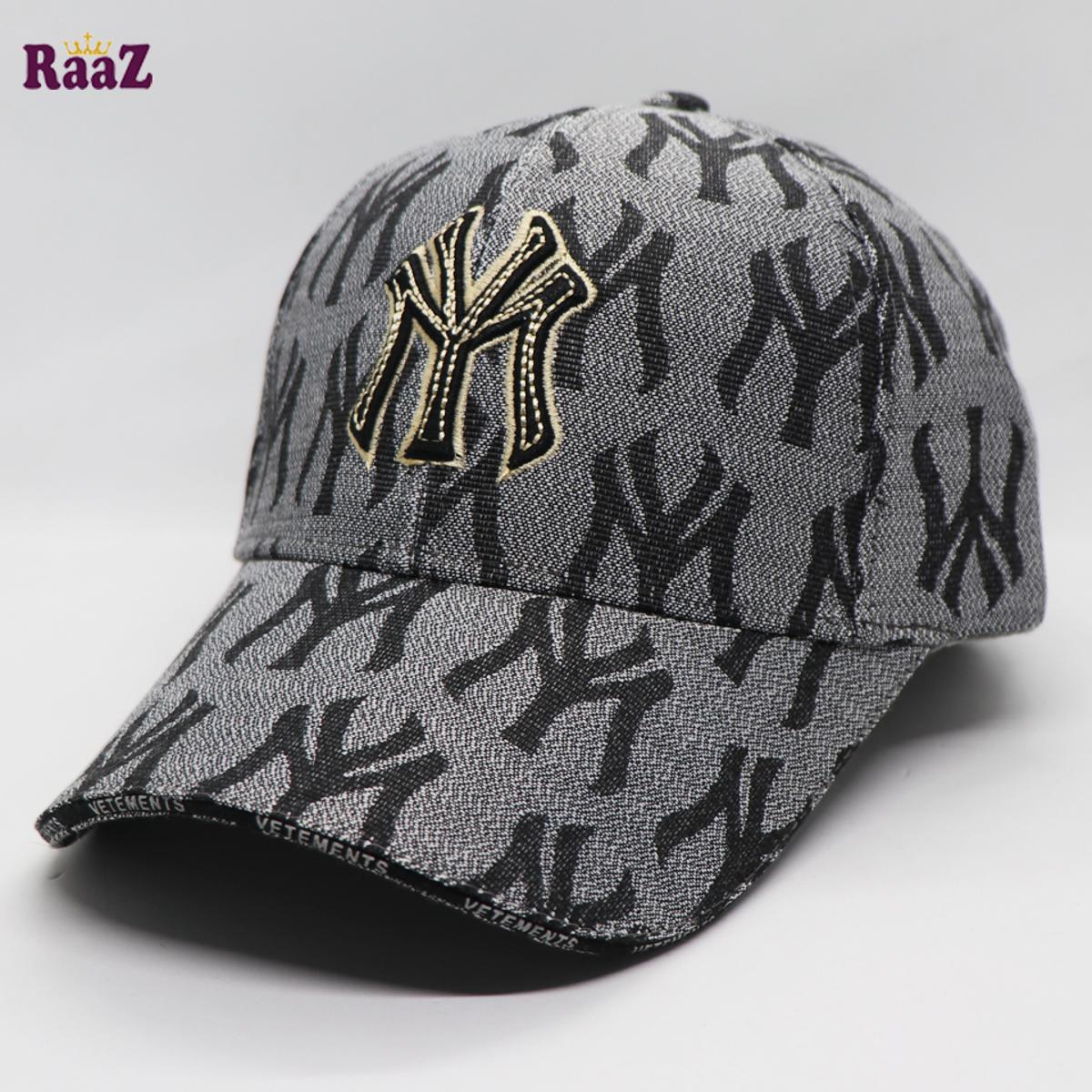 Picture of Premium Quality - Grey New York Yankees Embroidery Logo Imported Premium Baseball Cap - Modern - Choice Expression - Well Inspired & Crafted