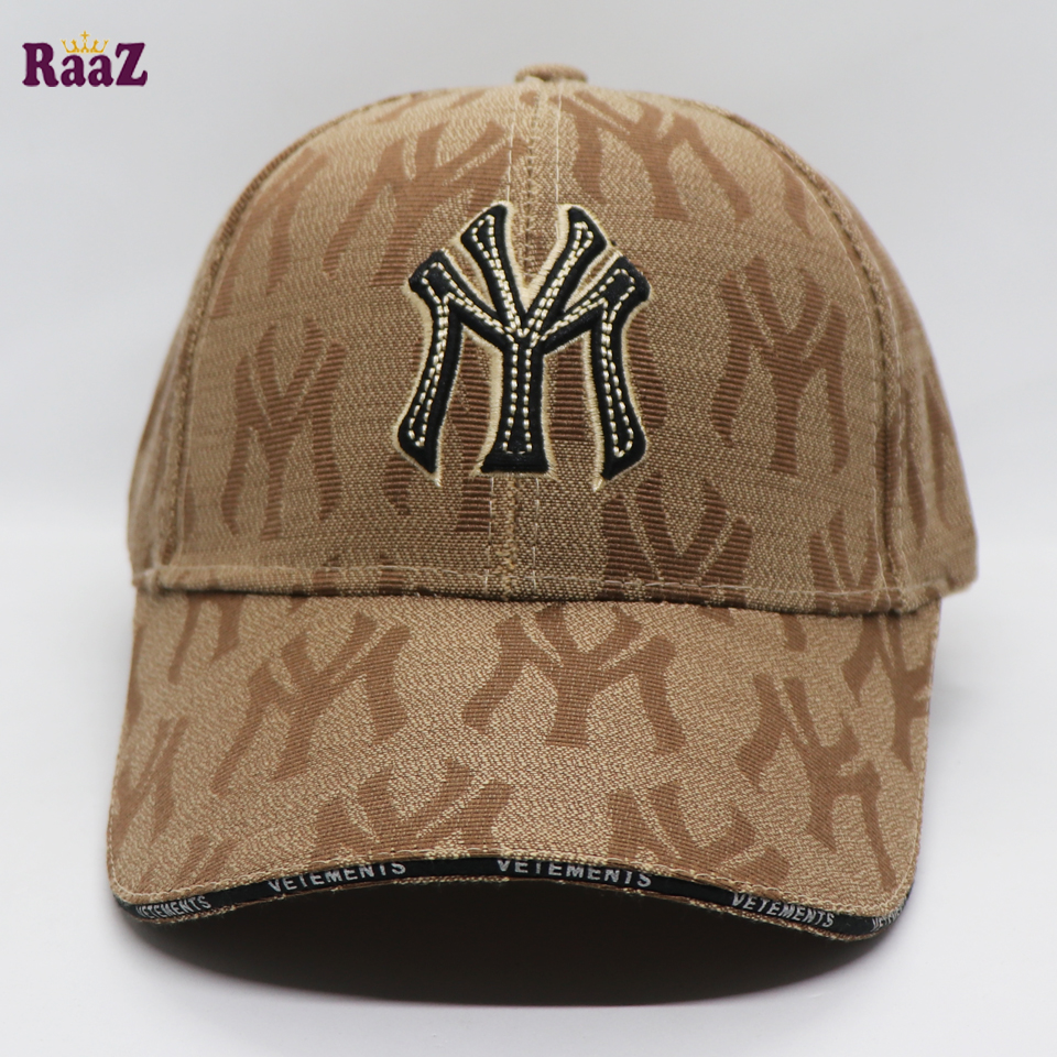 Picture of Easily Usable - Brown New York Yankees Embroidery Logo Imported Premium Baseball Cap - Easy To maintain - Designed - Urban Vibes