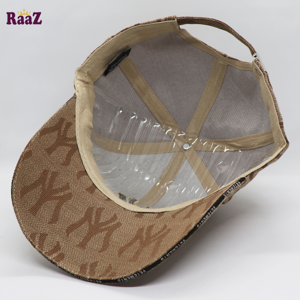 Picture of Easily Usable - Brown New York Yankees Embroidery Logo Imported Premium Baseball Cap - Easy To maintain - Designed - Urban Vibes