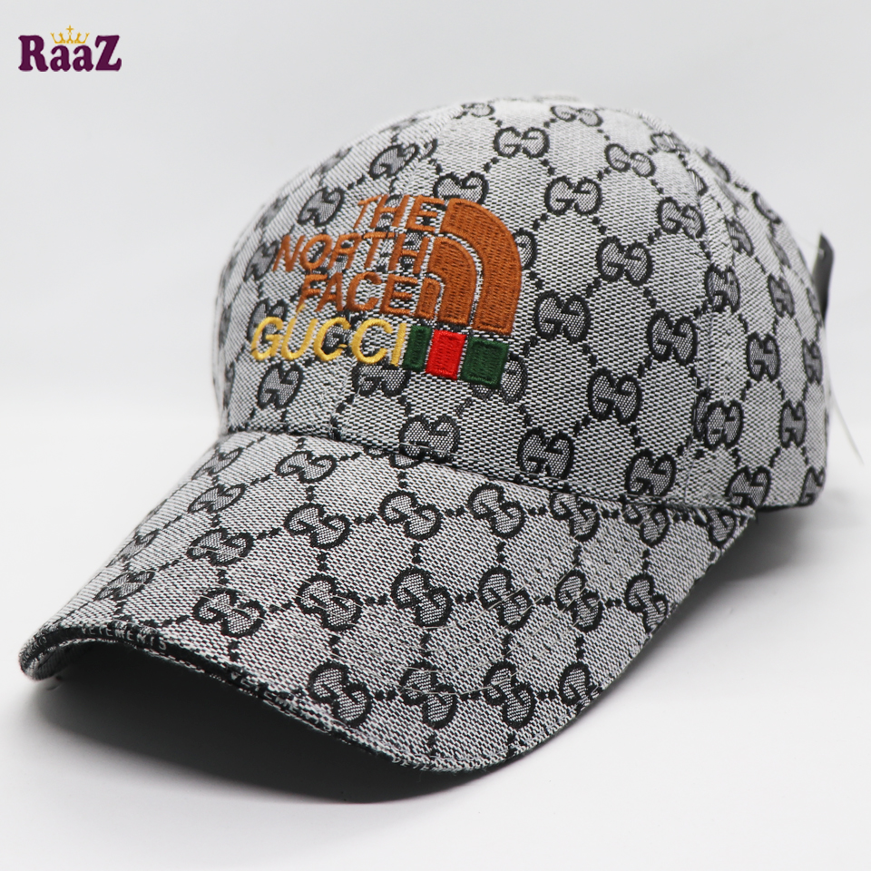 Picture of Highly Durable - Silver GG Logo Fabrics Embroidery Logo Premium Imported Baseball Cap - Sustainable Choice - Well Inspired & Crafted