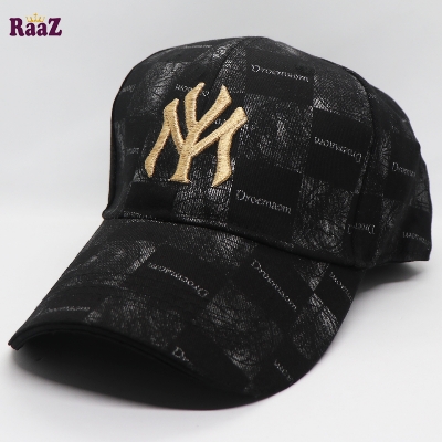 Picture of Premium Quality - Black Fabrics Golden Embroidery Logo Premium Imported Baseball Cap - Modern - Choice Expression - Well Inspired & Crafted