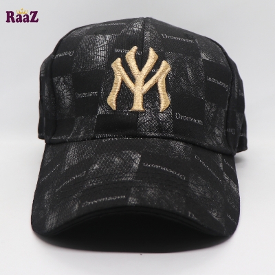 Picture of Premium Quality - Black Fabrics Golden Embroidery Logo Premium Imported Baseball Cap - Modern - Choice Expression - Well Inspired & Crafted