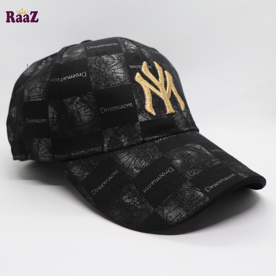Picture of Premium Quality - Black Fabrics Golden Embroidery Logo Premium Imported Baseball Cap - Modern - Choice Expression - Well Inspired & Crafted