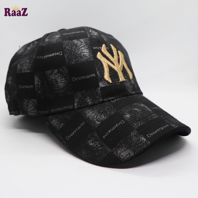 Picture of Premium Quality - Black Fabrics Golden Embroidery Logo Premium Imported Baseball Cap - Modern - Choice Expression - Well Inspired & Crafted