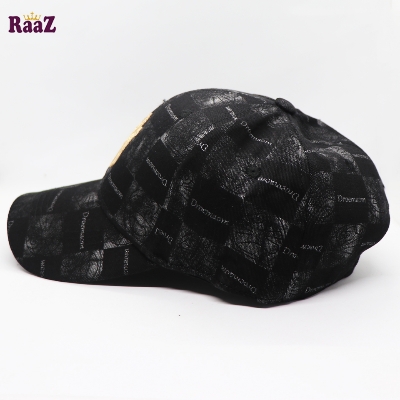 Picture of Premium Quality - Black Fabrics Golden Embroidery Logo Premium Imported Baseball Cap - Modern - Choice Expression - Well Inspired & Crafted