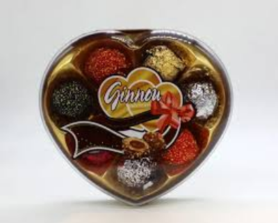 Picture of Ginnou Chocolate Heart Shape Box 88g (8pcs)