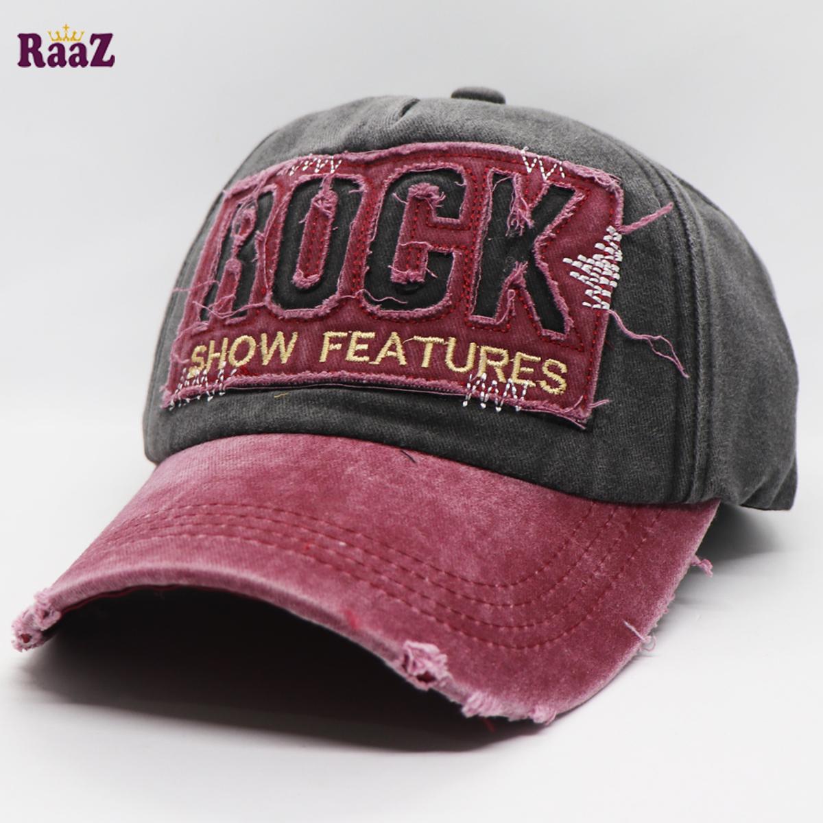 Picture of Maroon Rock Wash Fabrics Premium Wash Cap