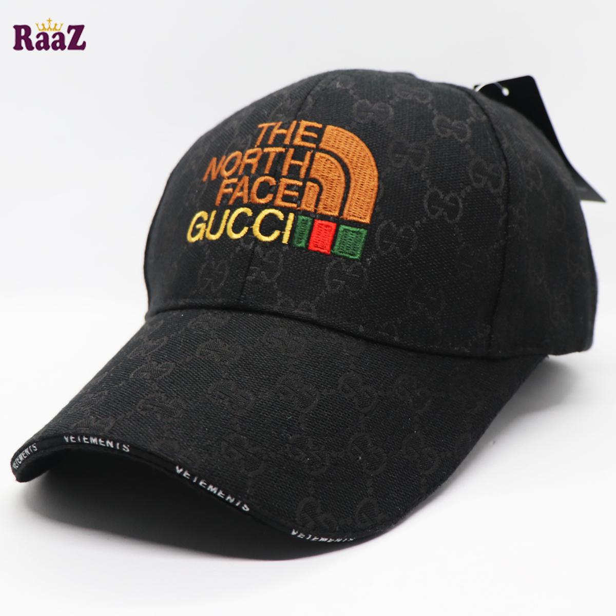 Picture of Custom Experience - Black GG Logo Fabrics Embroidery Logo Premium Imported Baseball Cap - Couture - High-end - Well Inspired & Crafted