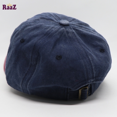 Picture of Ensemble Yourself - Premium Quality - Deep Blue NYC Vintage Retro Wash Baseball Cap - Modern - Choice Expression - Well Inspired & Crafted