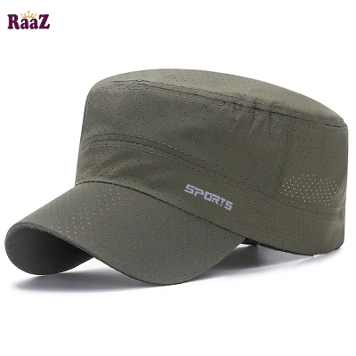 Picture of Green Polyester Sports Fashion Cap