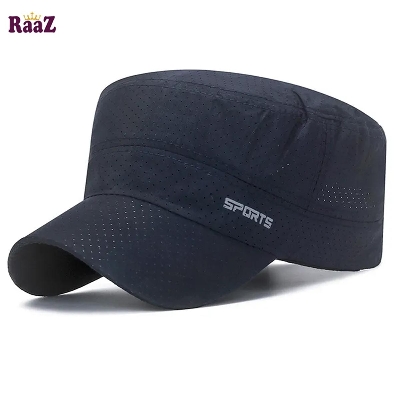 Picture of Navy Blue Polyester Sports Fashion Cap