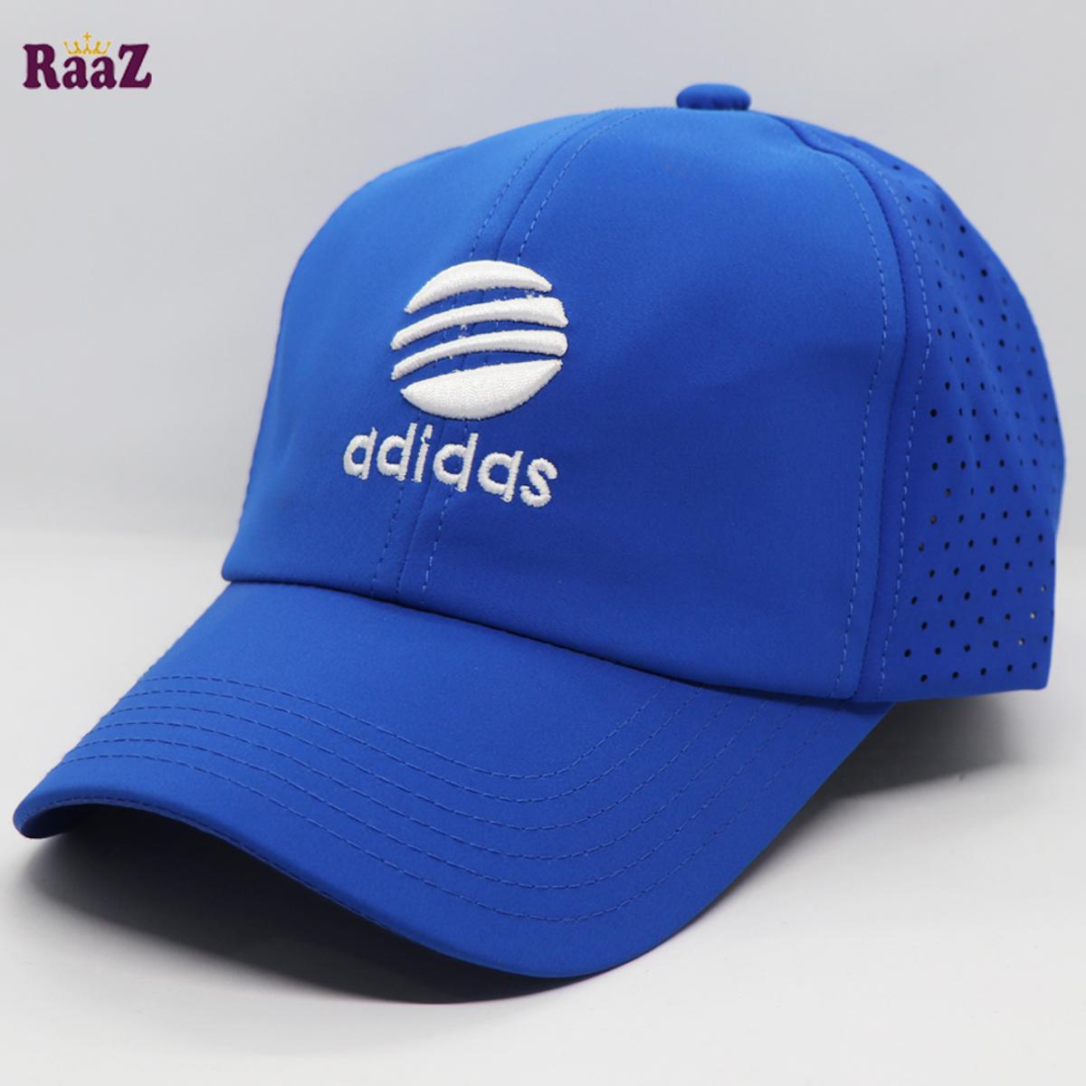 Picture of Royal Blue Velvet Fabrics Mash Back Baseball Cap