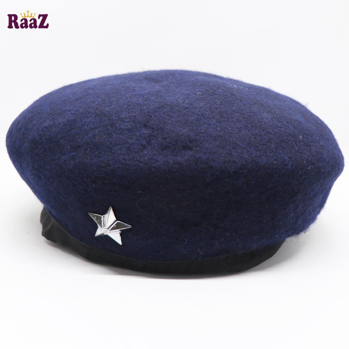 Picture of Navy Blue Che Guevara Military Metal Star Beret Cap (Free Size)