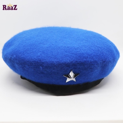 Picture of Blue Che Guevara Military Metal Star Beret Cap (Free Size)
