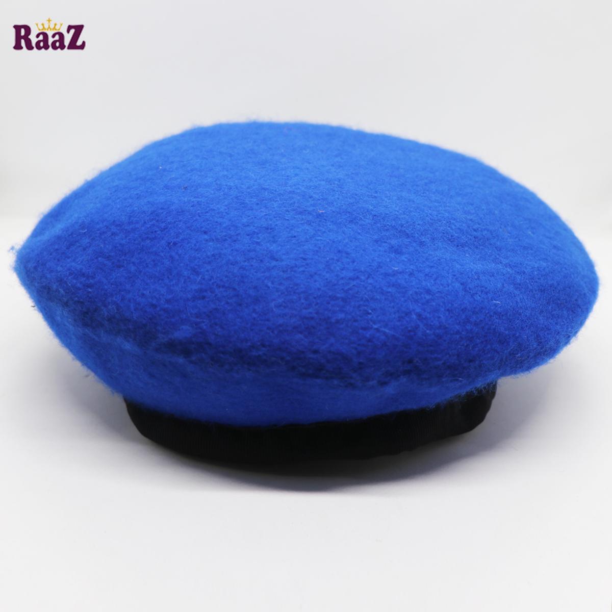 Picture of Blue Solid Color Che Guevara Military Beret Cap (Free Size)