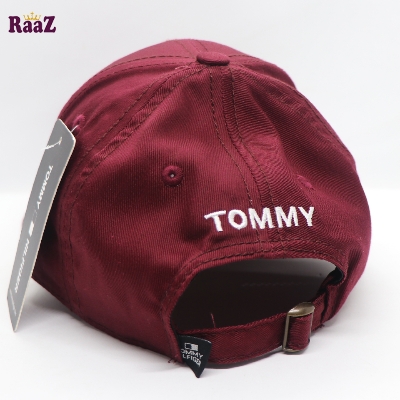 Picture of Stylish - Modern Vibe - Superb Quality - Maroon Embroidery Logo Export Quality Cotton Curved Cap - Trend and Needful - Well Inspired & Crafted