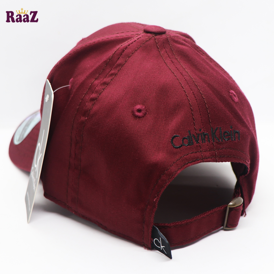 Picture of Trendsetter - Fashion Innovator - Highly Sustainable - Maroon Premium Fabrics Curved Visor Export Quality Cap - Durabilty Assured