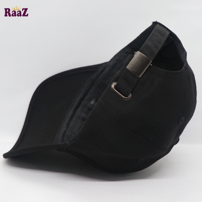 Picture of Black Gyoufu Leather Logo Curved Visor Cap