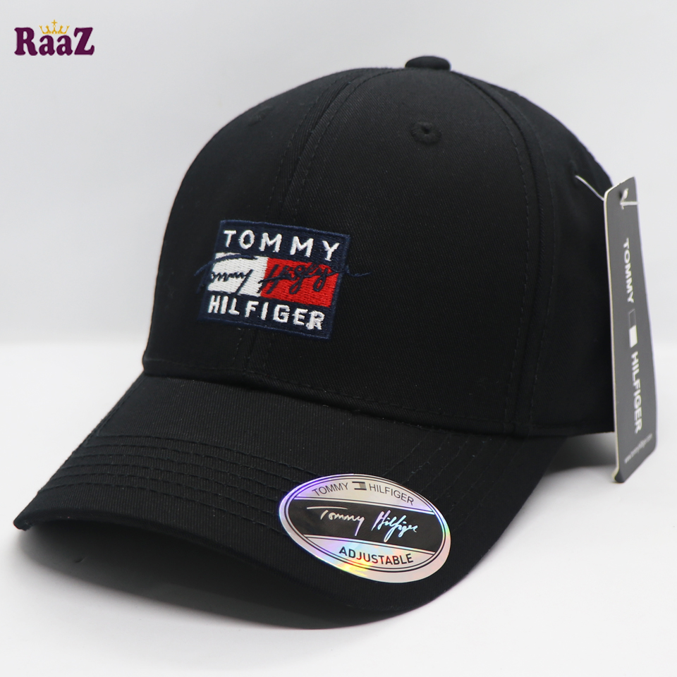 Picture of Trendsetter - Fashion Innovator - Highly Sustainable - Black Embroidery Logo Export Quality Cotton Curved Cap - Durabilty Assured