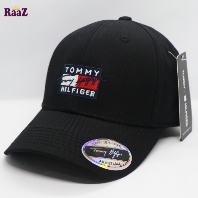 Picture of Trendsetter - Fashion Innovator - Highly Sustainable - Black Embroidery Logo Export Quality Cotton Curved Cap - Durabilty Assured