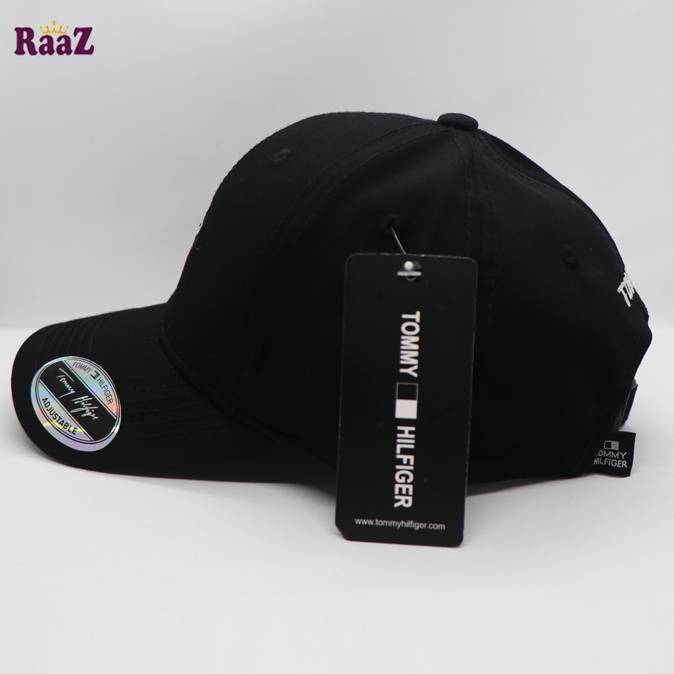 Picture of Trendsetter - Fashion Innovator - Highly Sustainable - Black Embroidery Logo Export Quality Cotton Curved Cap - Durabilty Assured
