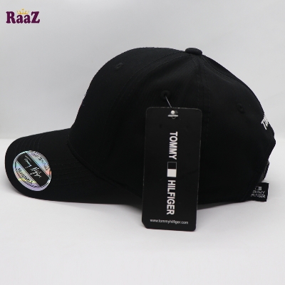 Picture of Trendsetter - Fashion Innovator - Highly Sustainable - Black Embroidery Logo Export Quality Cotton Curved Cap - Durabilty Assured