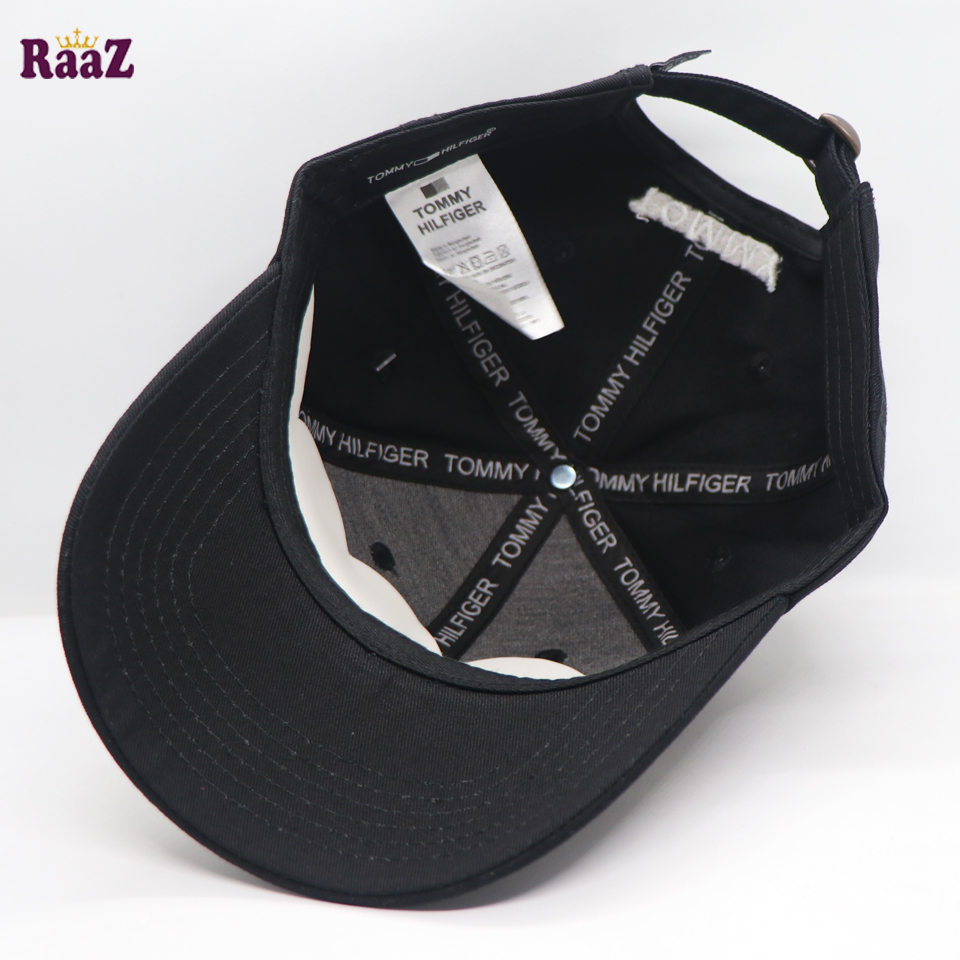 Picture of Trendsetter - Fashion Innovator - Highly Sustainable - Black Embroidery Logo Export Quality Cotton Curved Cap - Durabilty Assured