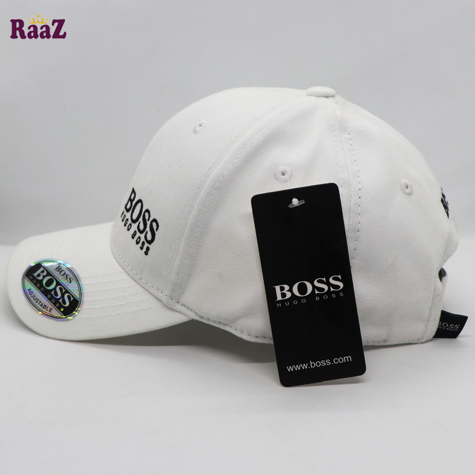 Picture of Stylish - Modern Vibe - Superb Quality - White Embroidery Logo Adjustable Premium Curved Visor Cap - Trend and Needful - Well Inspired & Crafted