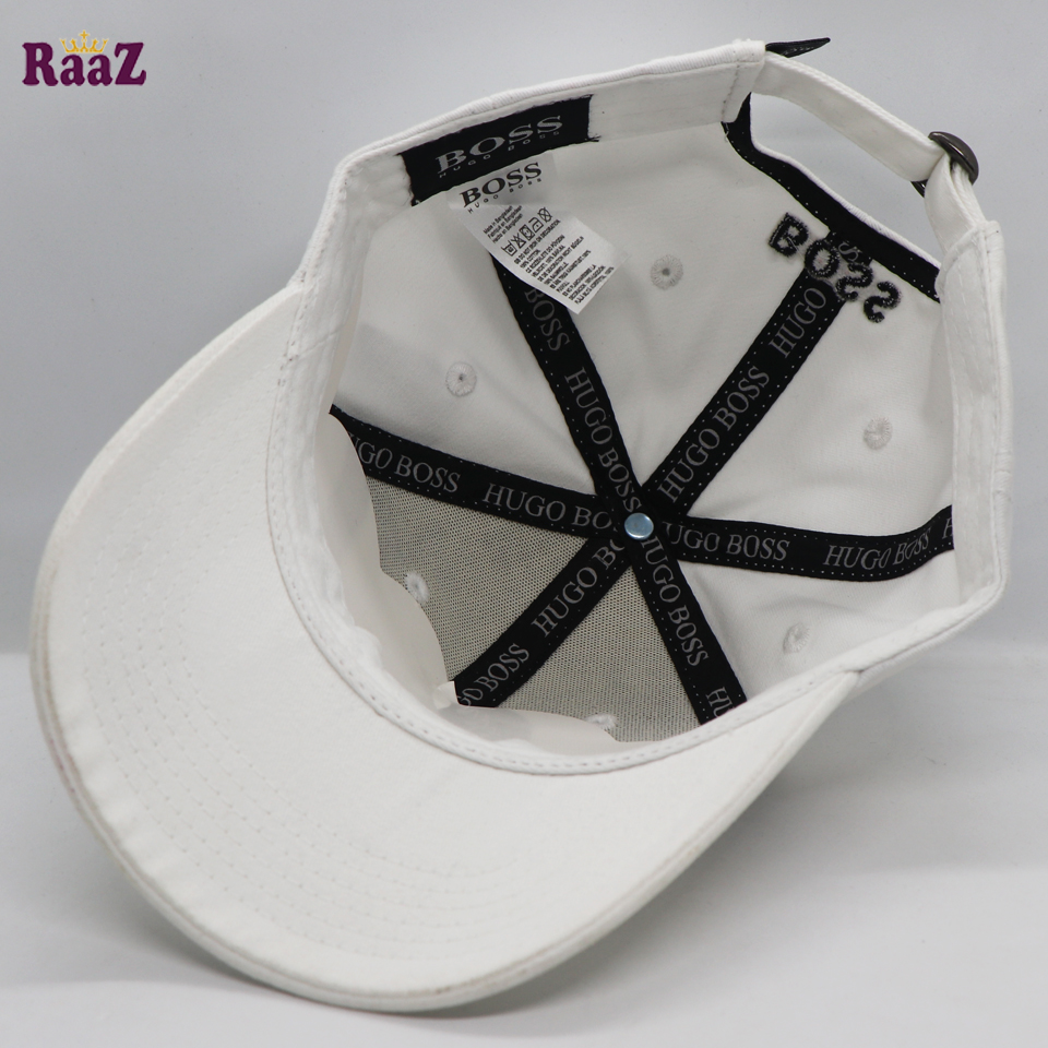 Picture of Stylish - Modern Vibe - Superb Quality - White Embroidery Logo Adjustable Premium Curved Visor Cap - Trend and Needful - Well Inspired & Crafted