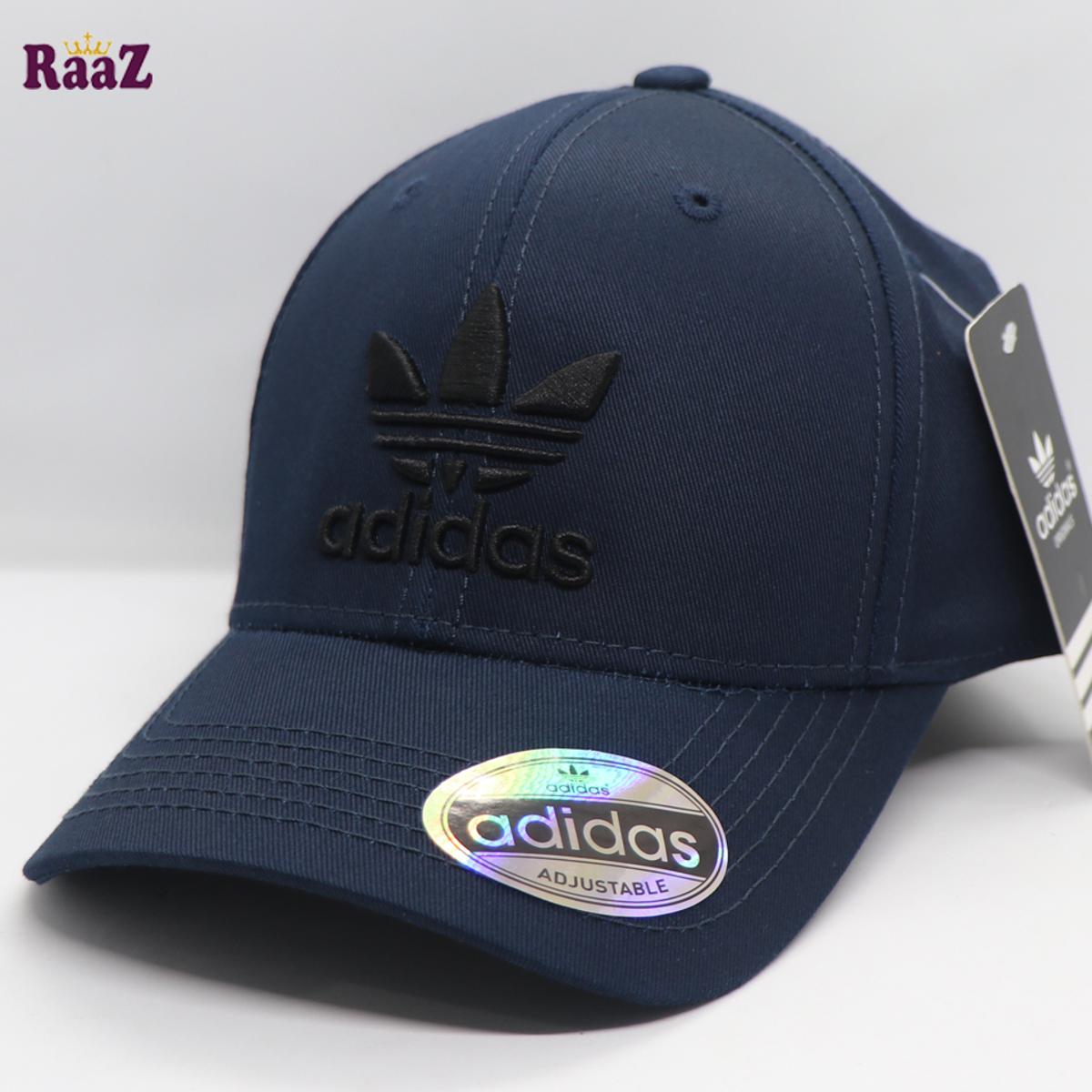 Picture of Ensemble Yourself - Highly Sustainable - Navy Blue Premium Fabrics Curved Visor Export Quality Cap - Durabilty Assured - Well Inspired & Crafted