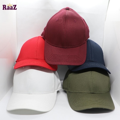 Picture of Premium Quality Solid Color Curved Visor Cap