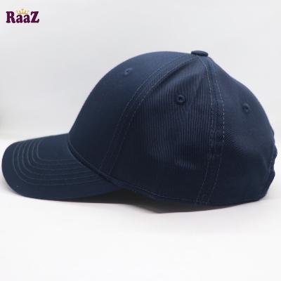 Picture of Navy Blue Premium Quality Solid Color Curved Visor Cap