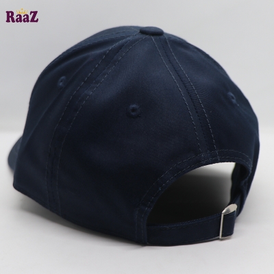 Picture of Navy Blue Premium Quality Solid Color Curved Visor Cap