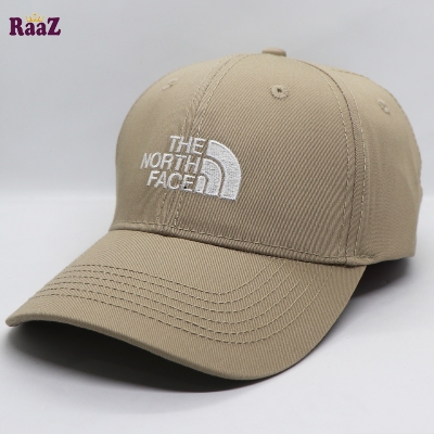 Picture of Off White and White Cotton Export North Face Cap For Men