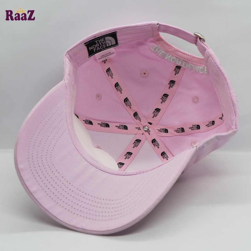 Picture of Pink and White Cotton Export North Face Cap For Men