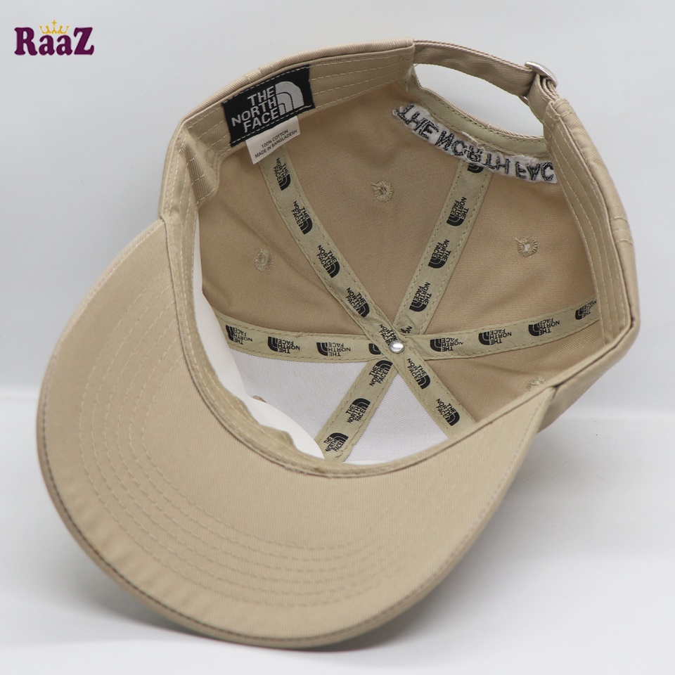 Picture of Off White and Black Cotton Export North Face Cap For Men