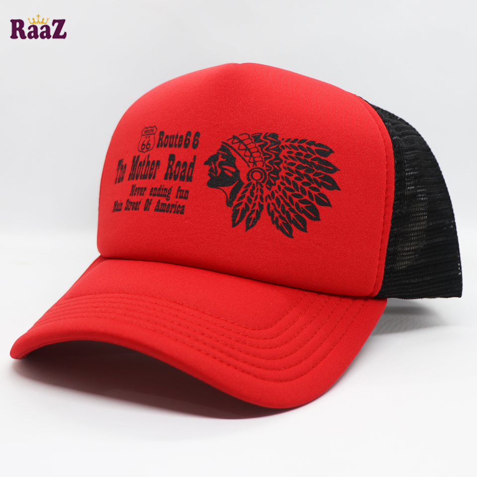 Picture of Black And Red Export Foam Net Cap For Men