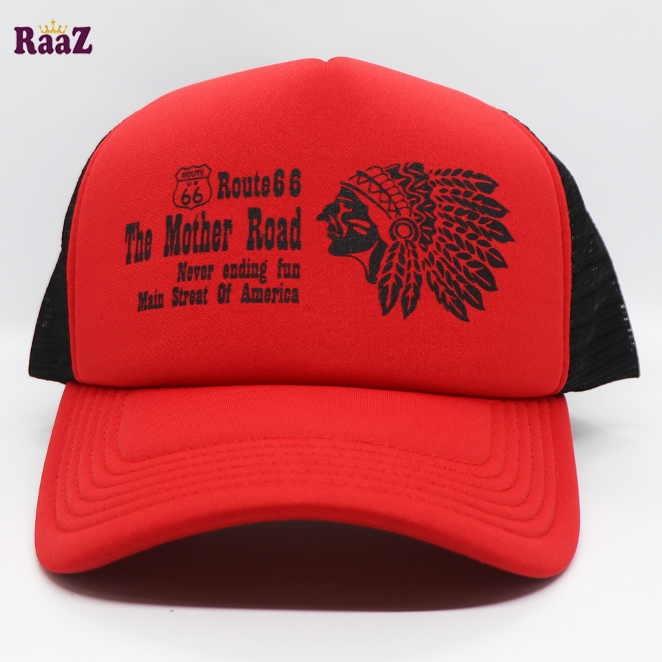 Picture of Black And Red Export Foam Net Cap For Men